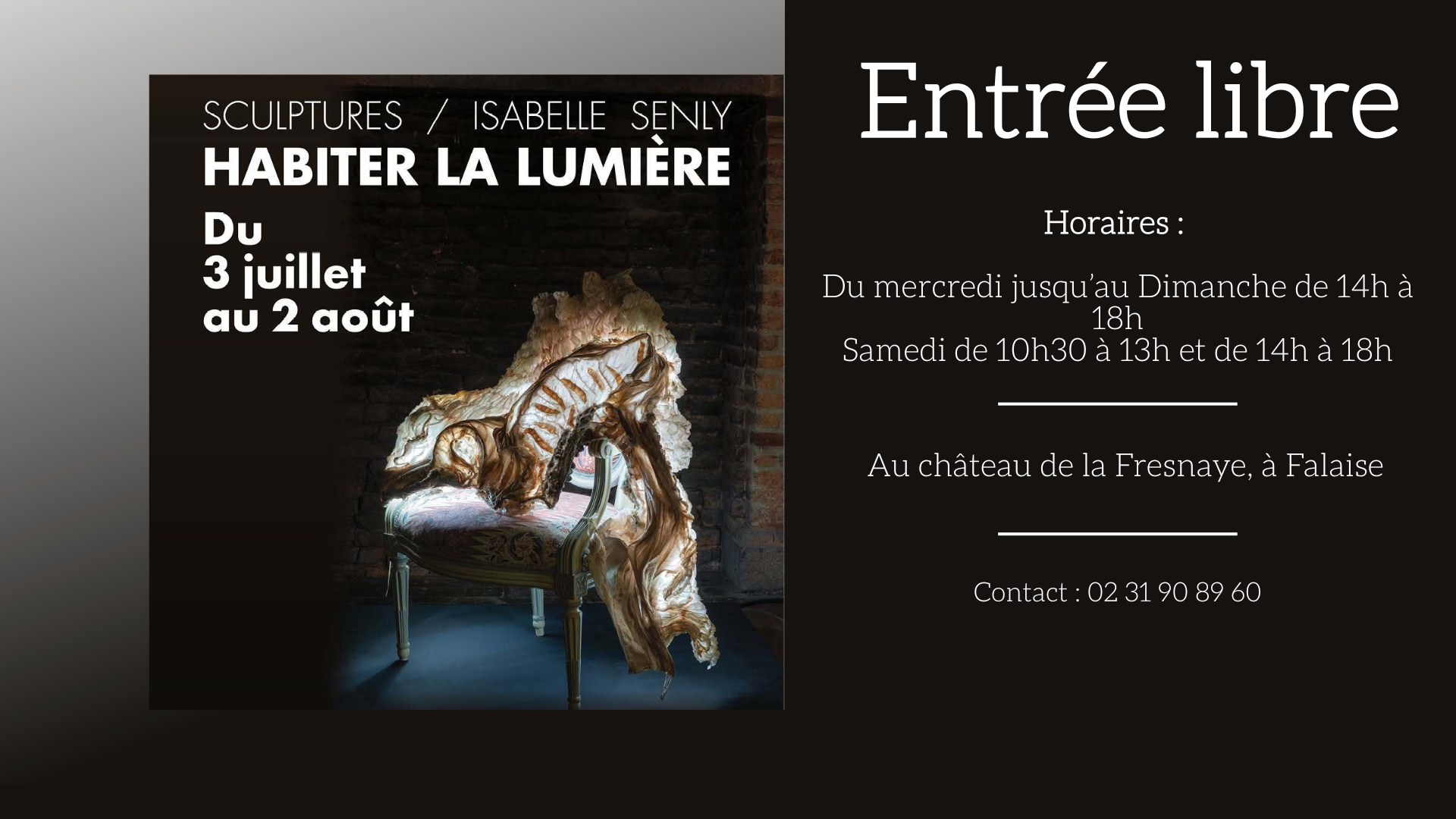 Exposition estivale : "Habiter la Lumière"