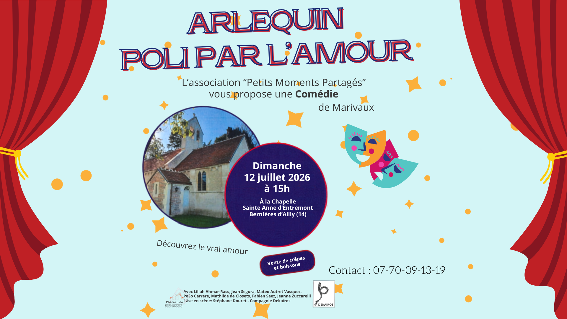 Théâtre et Comédie : Arlequin poli par l'amour