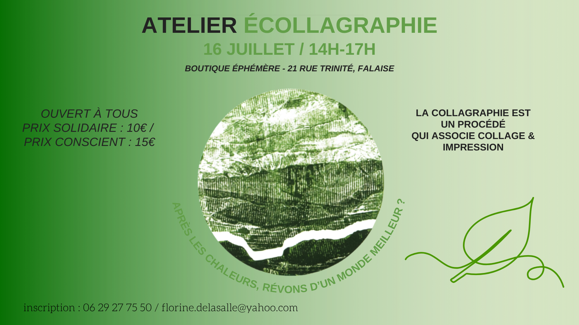 Atelier Ecollagraphie