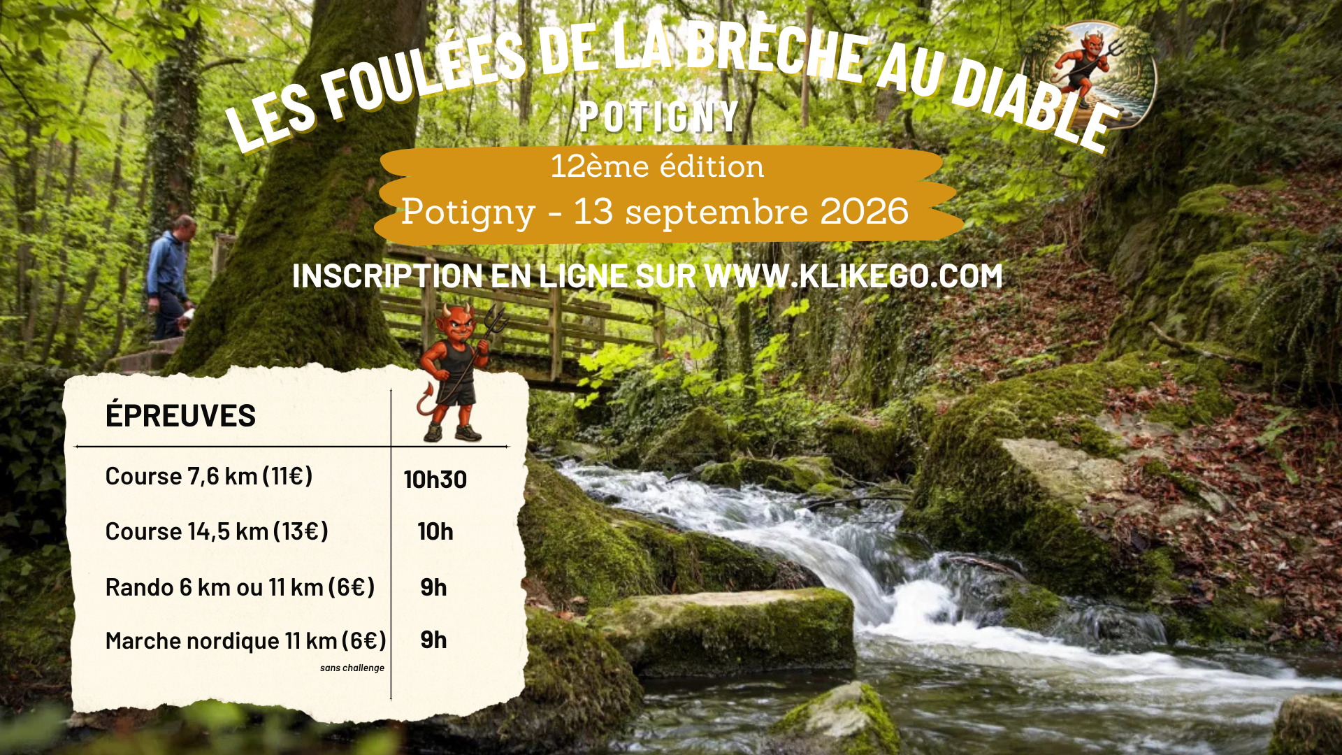 Les Foulées de la Brèche au Diable à Potigny - 12ème édition