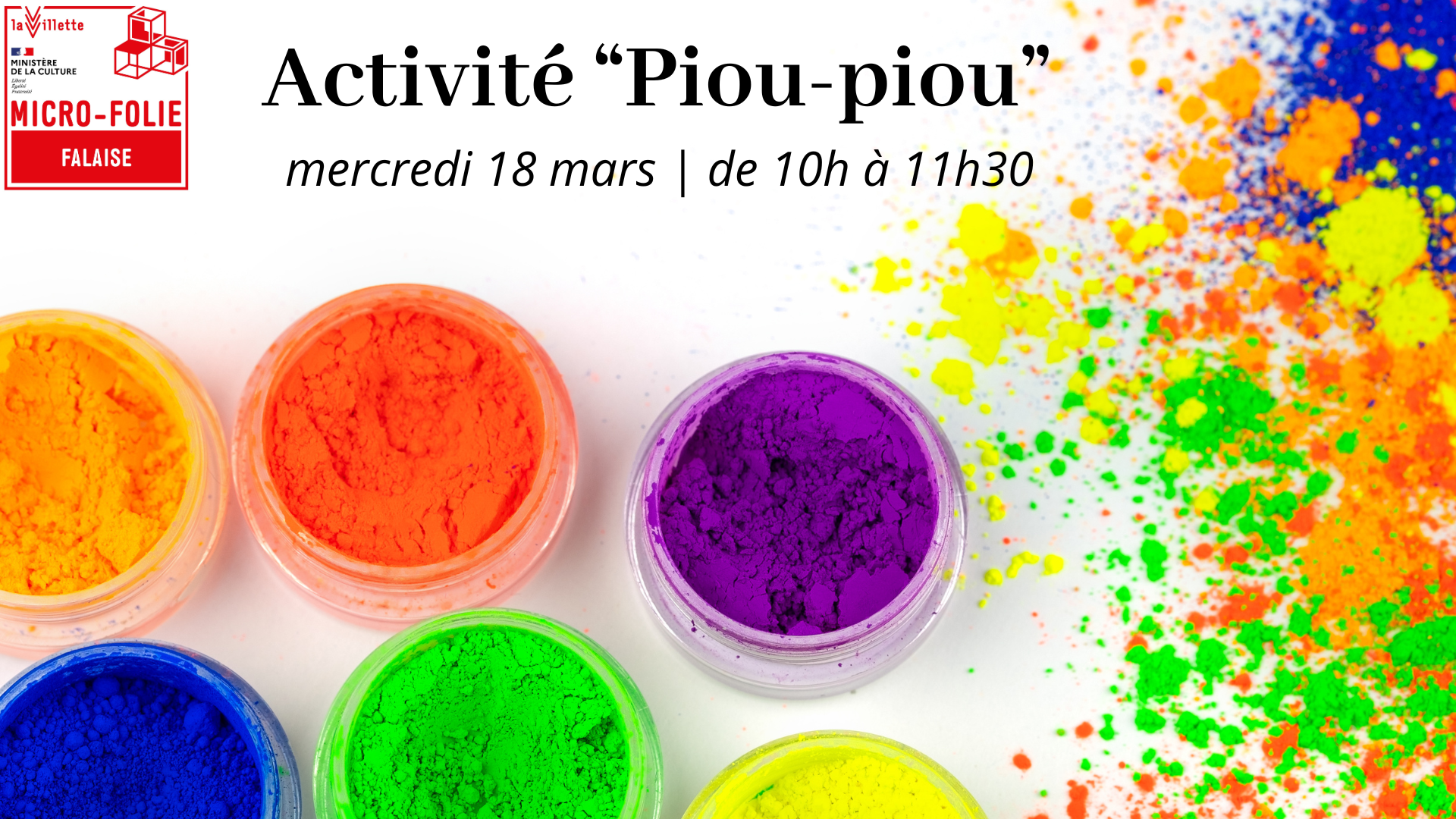 Activité piou-piou : à la manière des cromagnons