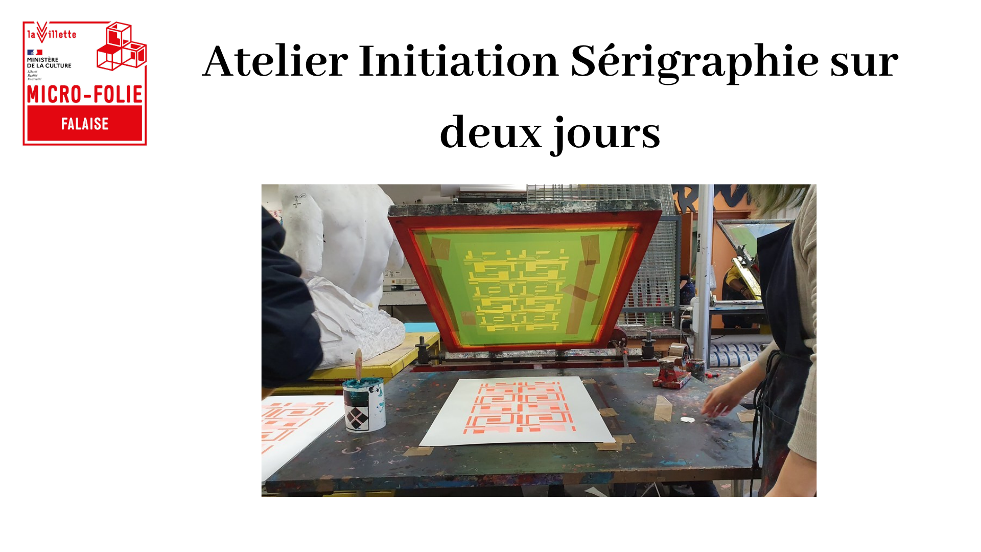 Atelier Initiation Sérigraphie 