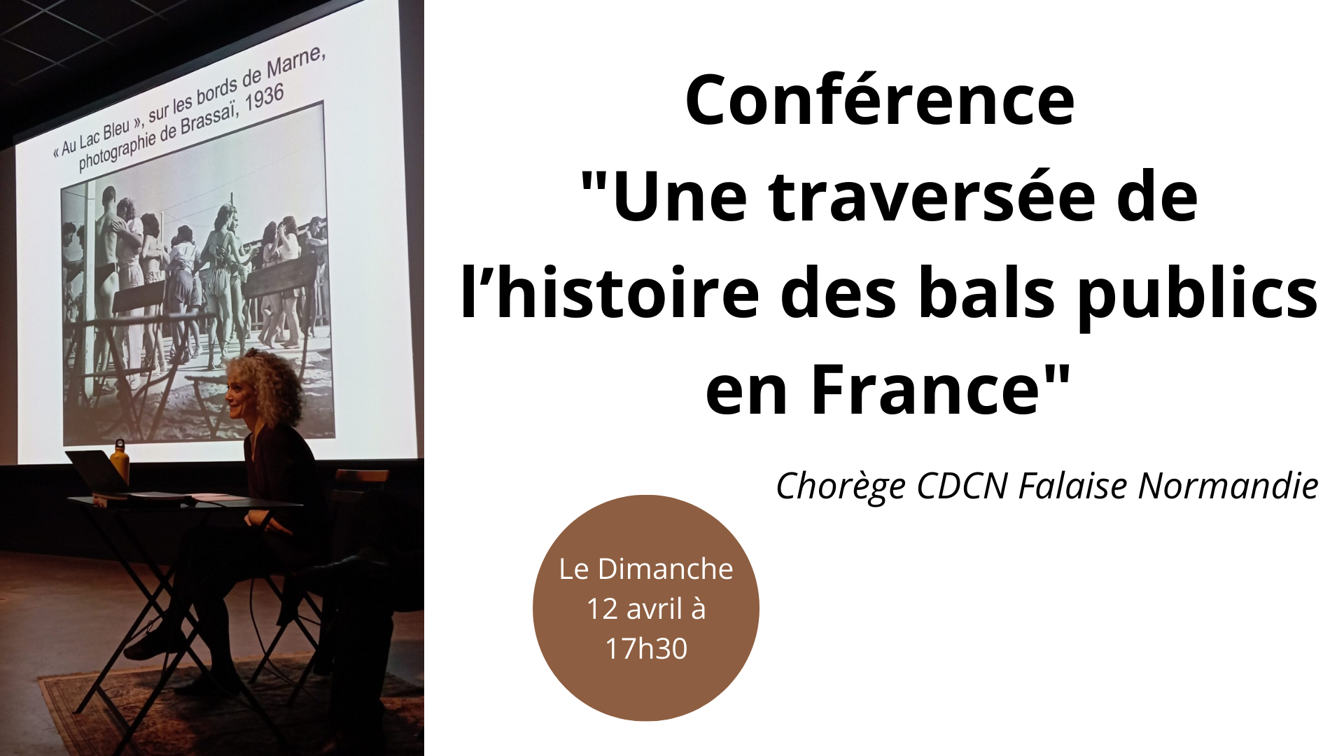 Conférence "Une traversée de l’histoire des bals publics en France" - Falaise