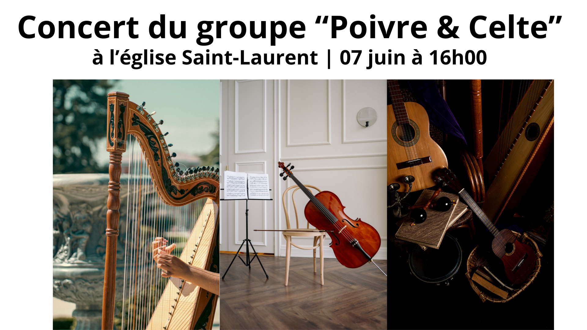 Concert à l'Église Saint Laurent — visuel événement