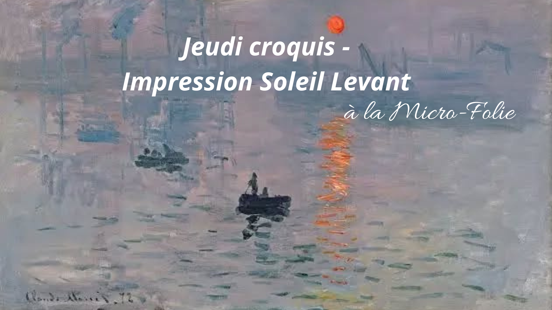 Jeudi croquis à la Micro-Folie