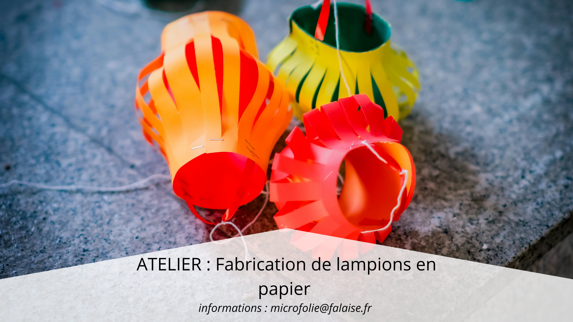 Ateliers Lampion de papier