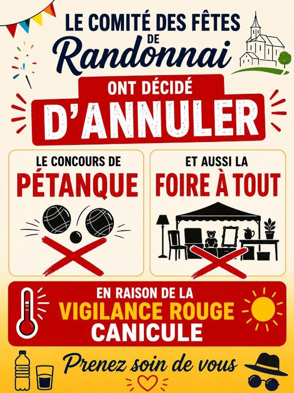 (ANNULATION) Fête communale