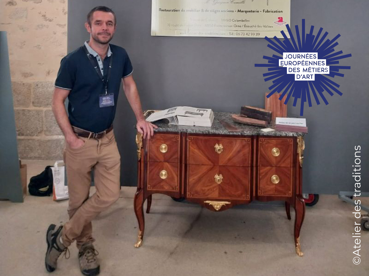 Artisans d'art en collaboration avec un antiquaire | Journées Européennes des Métiers d'Art 2026 - Caen