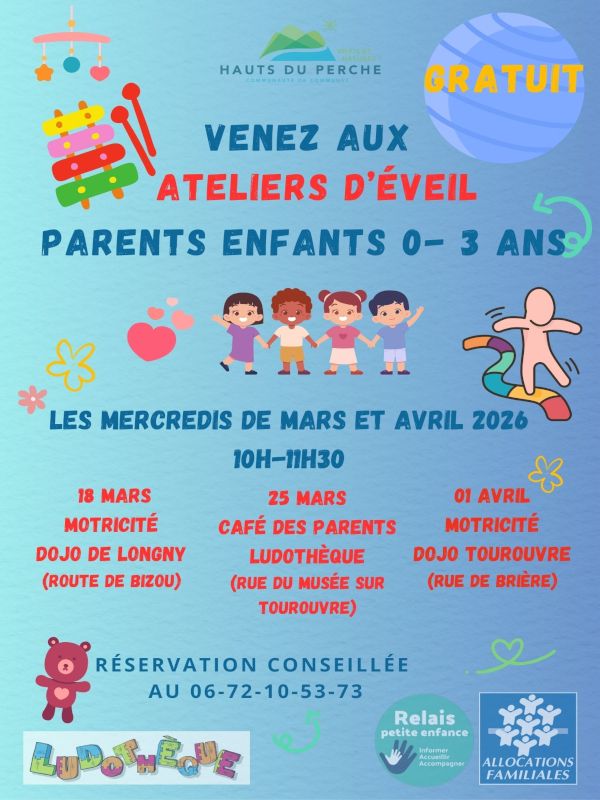 Ateliers d'éveil - Café des Parents