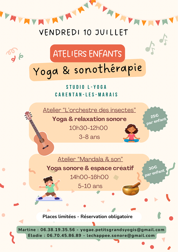 Atelier enfants : Yoga & relaxation sonore
