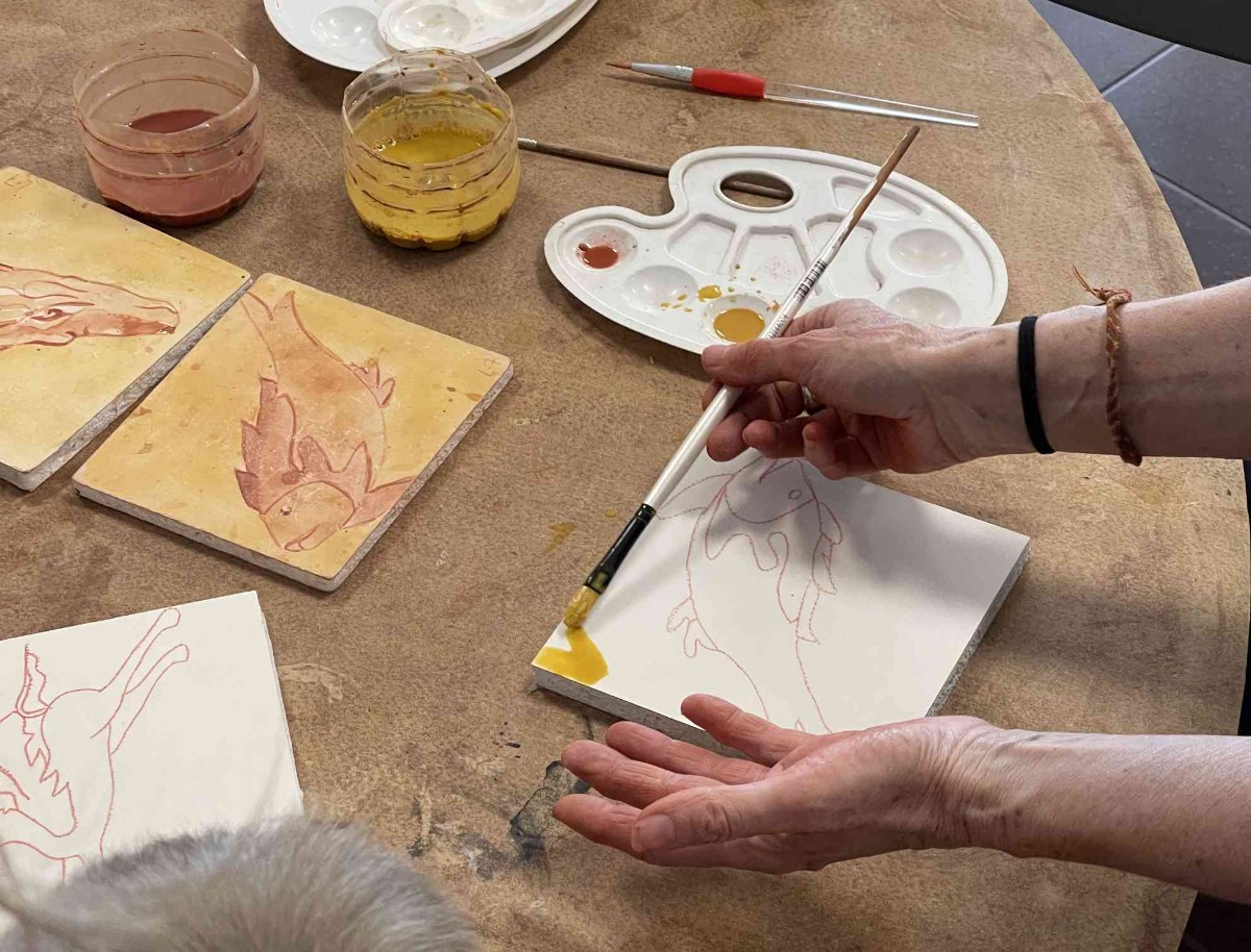 Atelier d'initiation à la fresque antique - Vieux