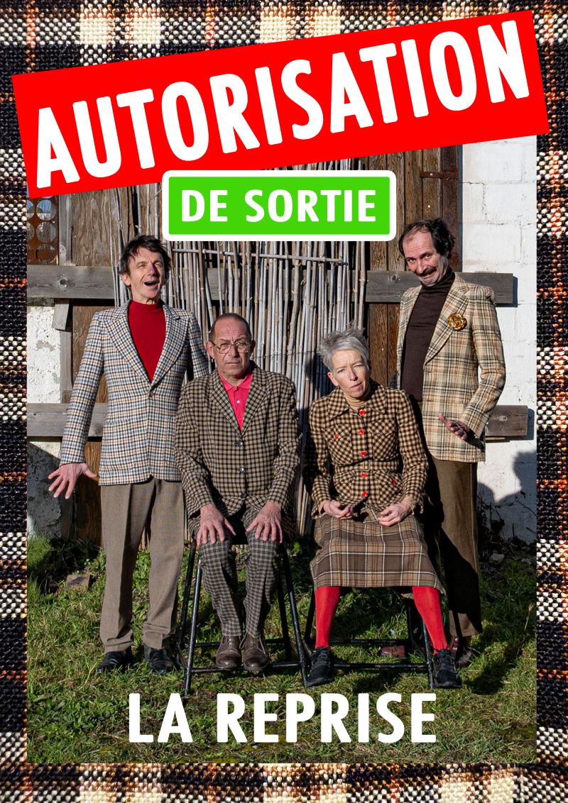 Autorisation de sortie : Joe Sature et ses joyeux osselets — visuel événement