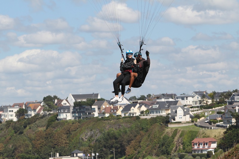 Parapente en Baie