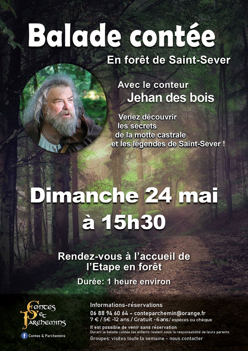 Balade contée en forêt de Saint-Sever-Calvados — visuel événement