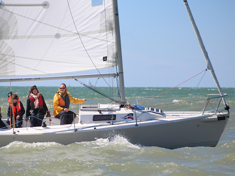 Balade nautique en voilier entre Touques et mer, Deauville - photo 4