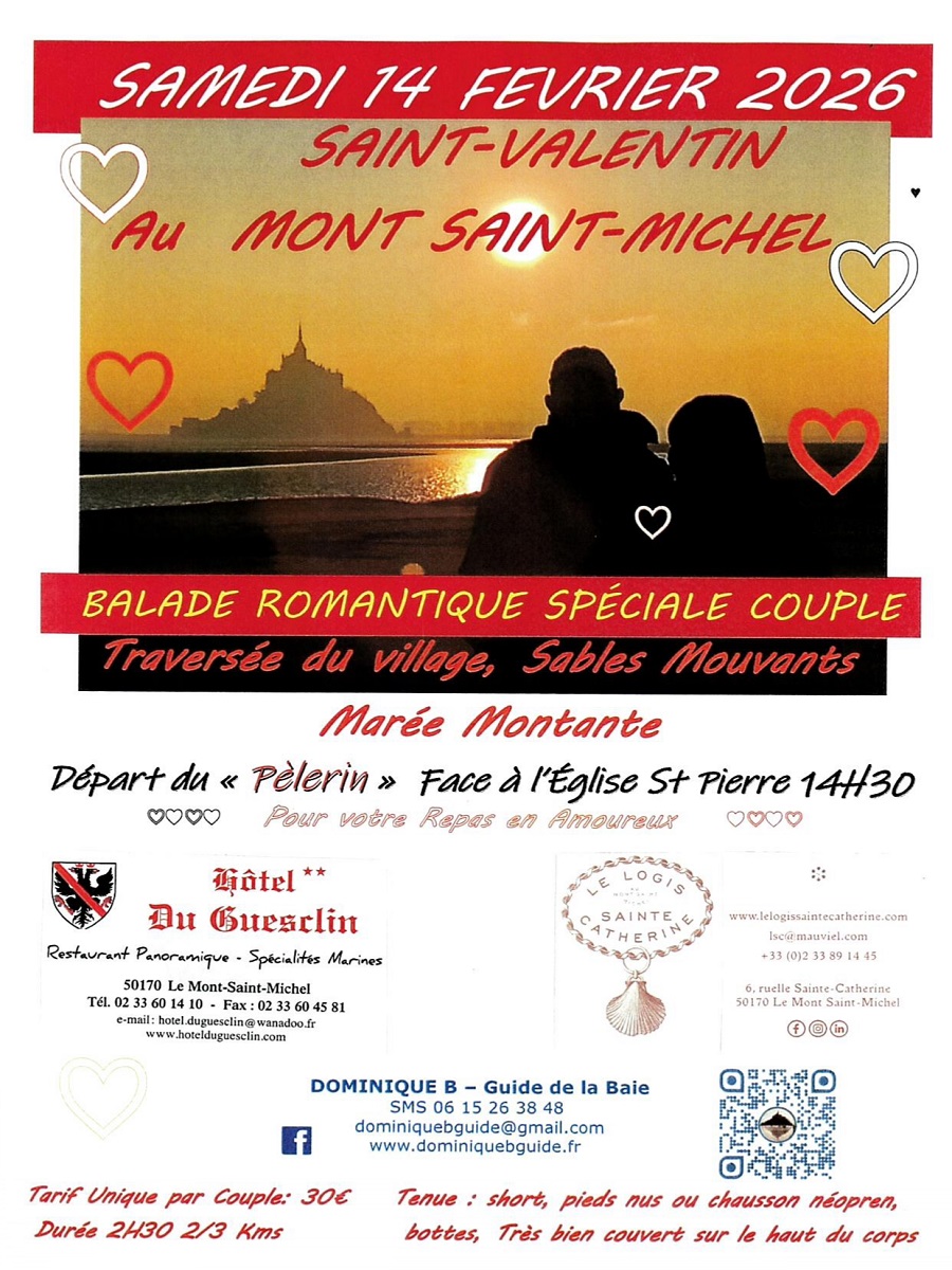 Balade romantique Saint Valentin
