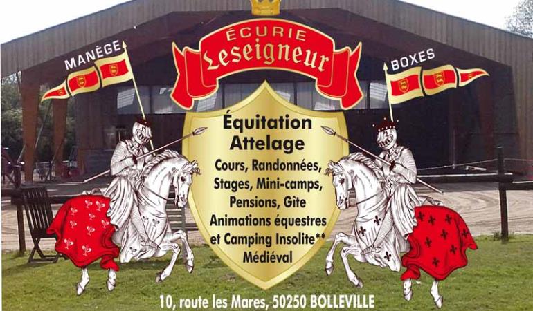 Bolleville_Ecurie Leseigneur Chevaux et Anes_logo Bolleville_Ecurie Leseigneur Chevaux et Anes_logo