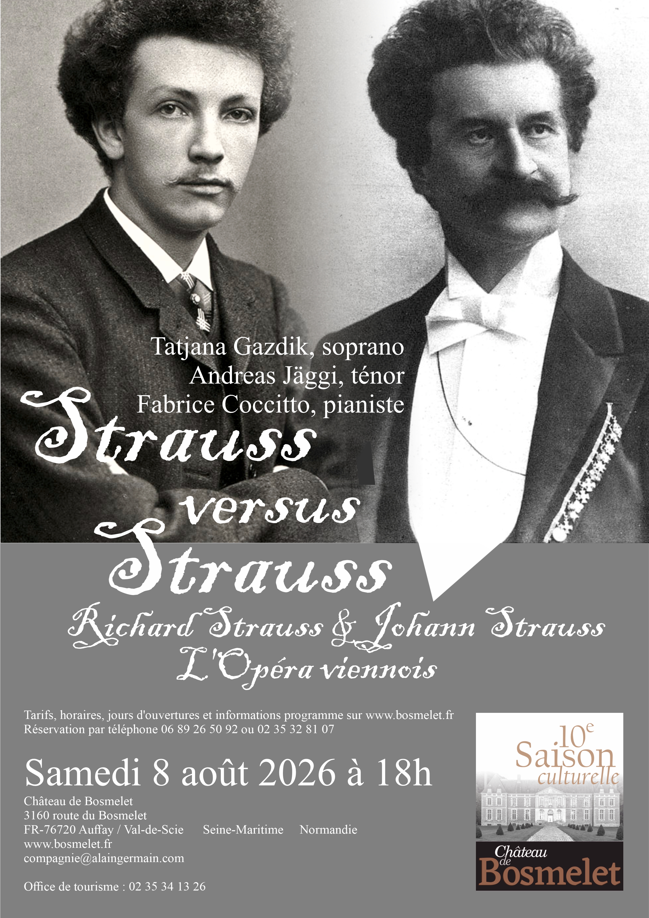 Concert au Bosmelet : "L'opéra viennois"