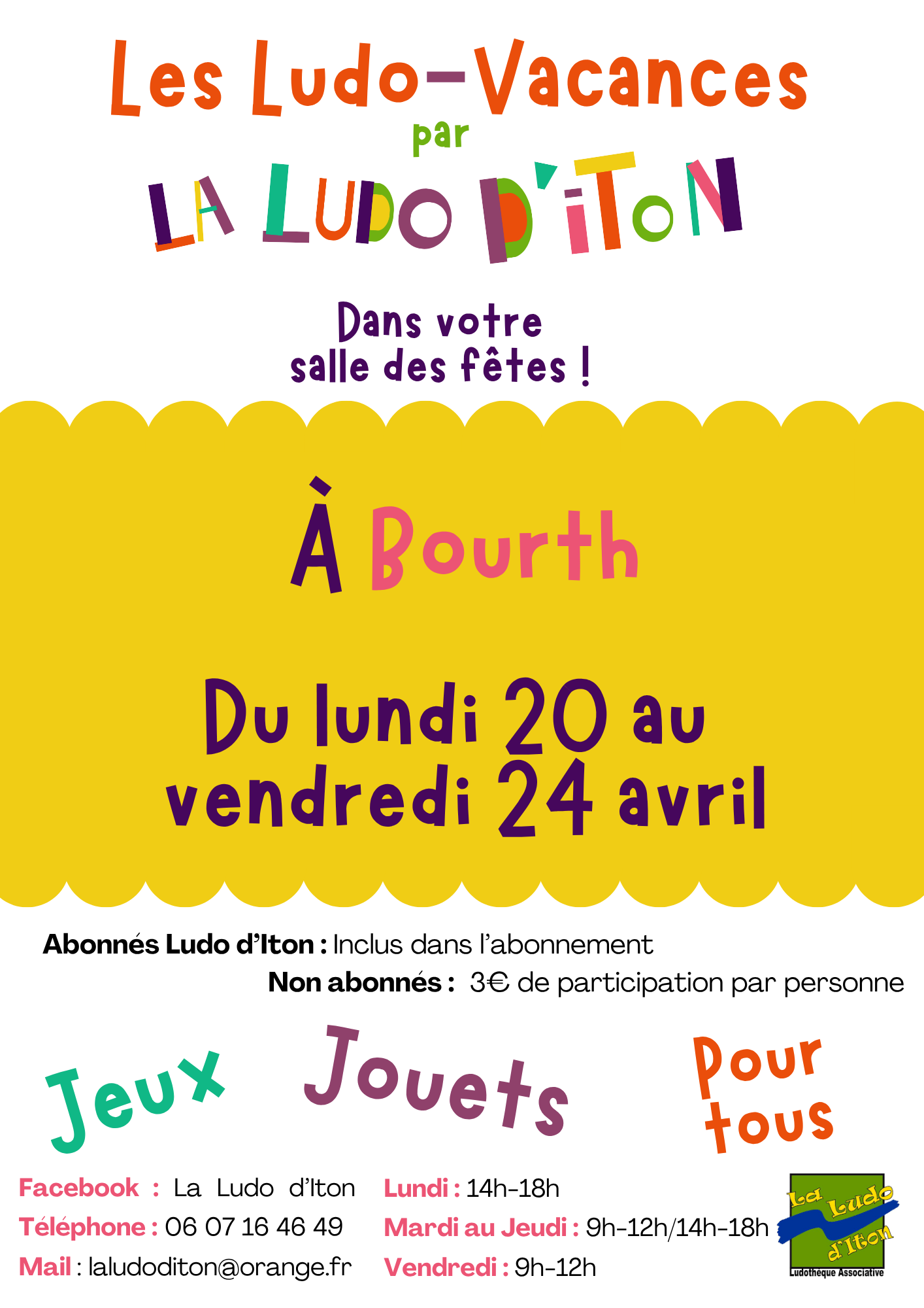 Ludo Vacances à Bourth