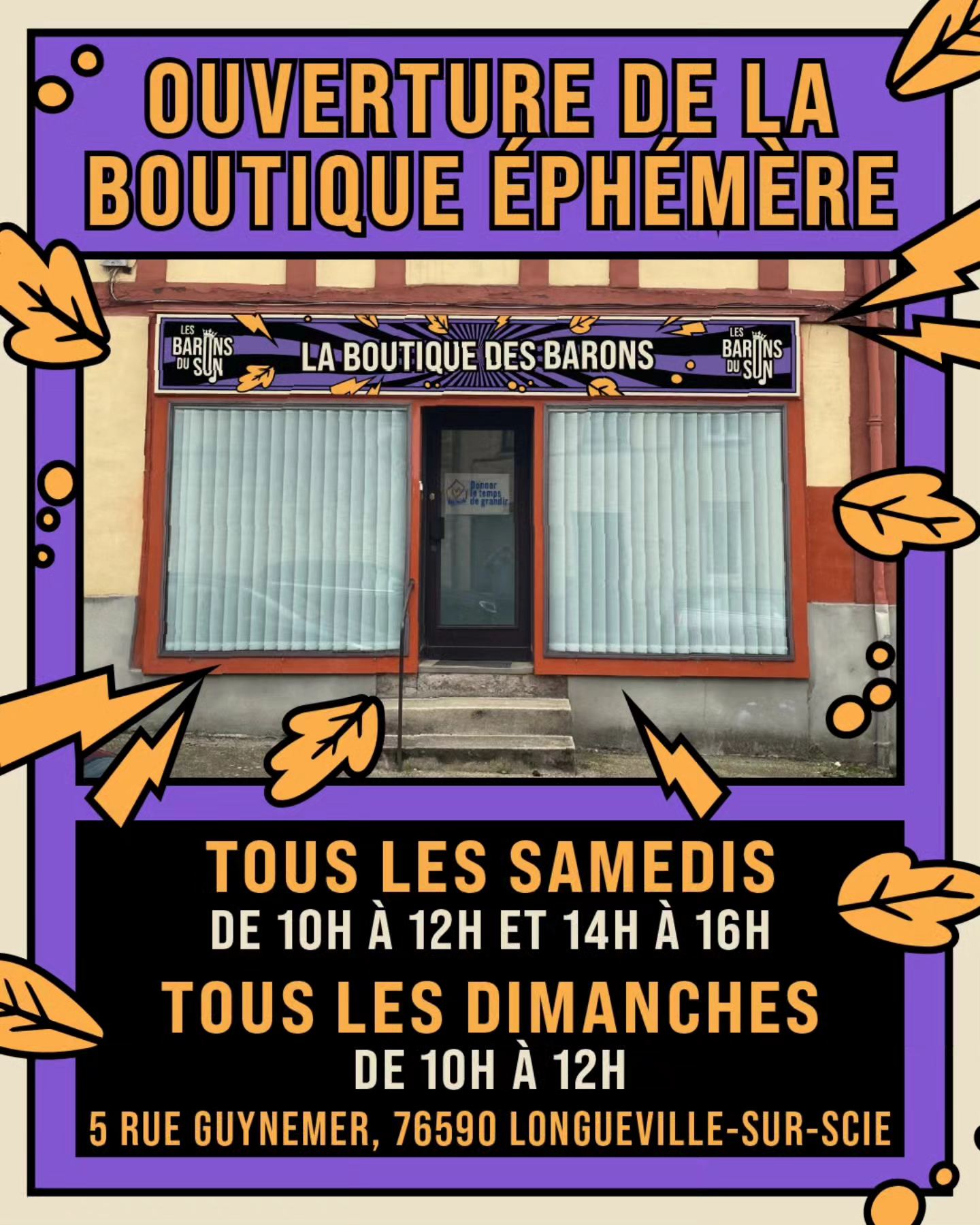 La boutique éphémère des Barons du Son