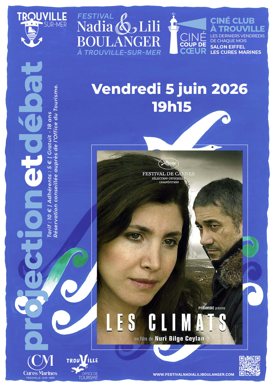 Ciné Coup de Cœur : « Les Climats » dans le cadre du Festival Nadia & Lili Boulanger