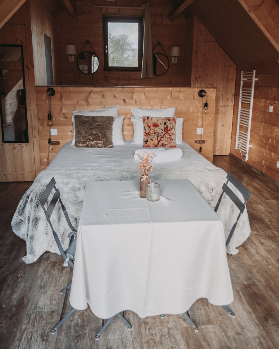 Lodges en bois "Domaine de la Fauvrière" Gold