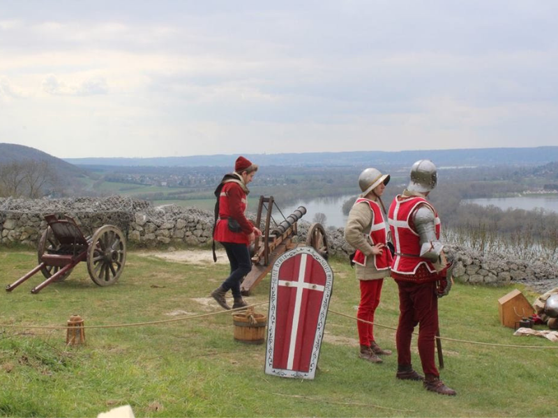 Château Gaillard : campement Via Historiae