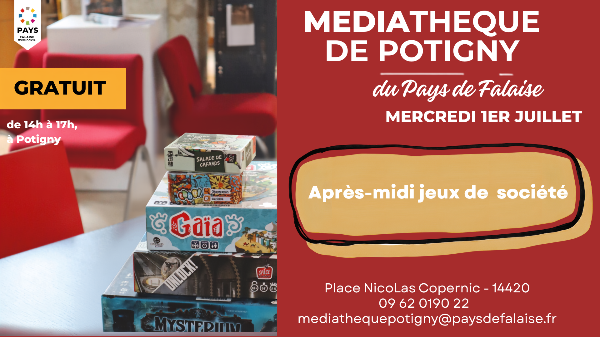 Après-midi jeux de société : "autour du jeu"