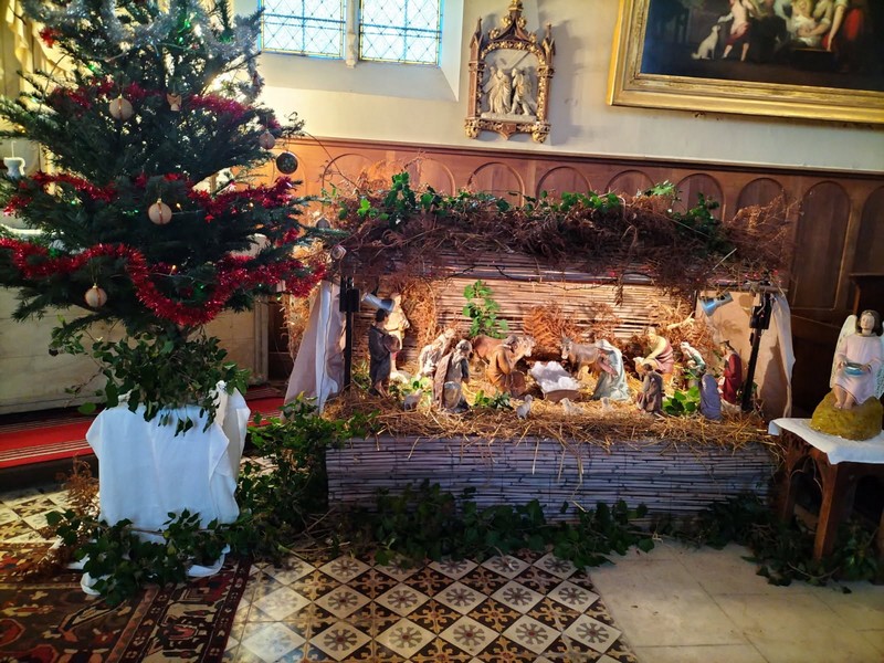 Visite de la crèche - Eglise de Sainte Foy de Montgommery - Lisores