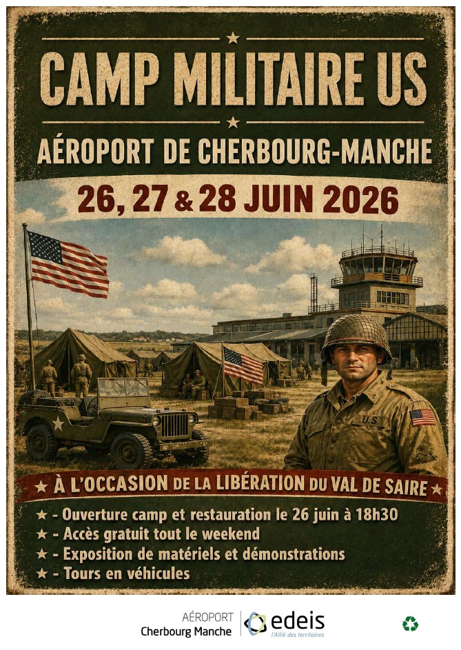 Camp militaire US — visuel événement
