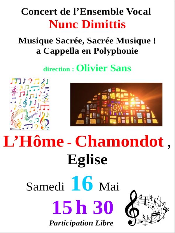 Concert de Nunc Dimittis