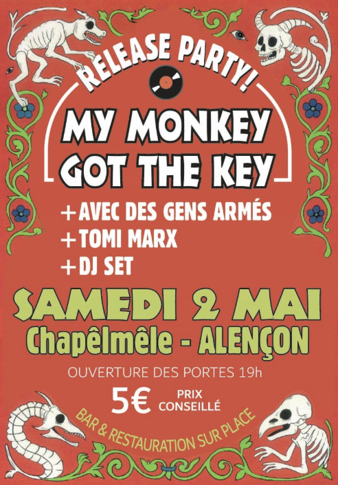 RELEASE PARTY : My Monkey Got The Key
