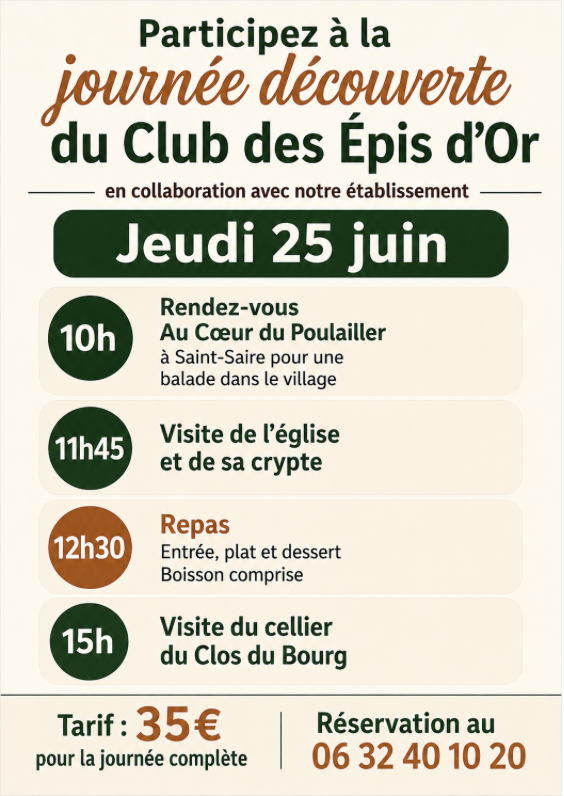 Journée découverte Saint-Saire