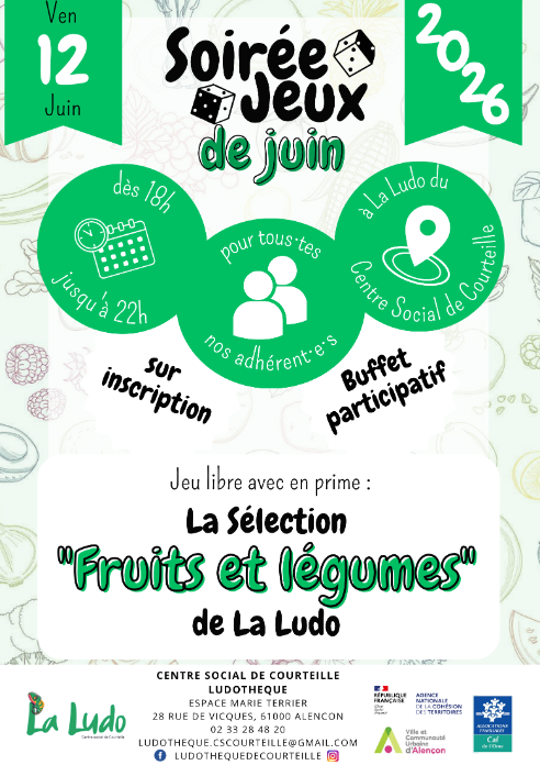 Soirée jeux de juin