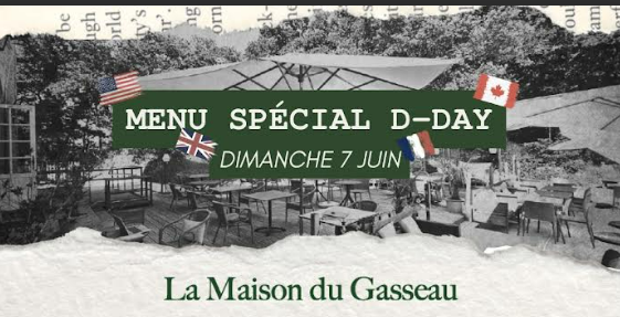 Menu D-Day au Maison du Gasseau