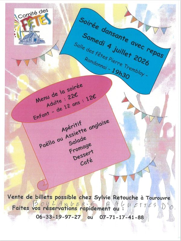 Soiré dansante et repas