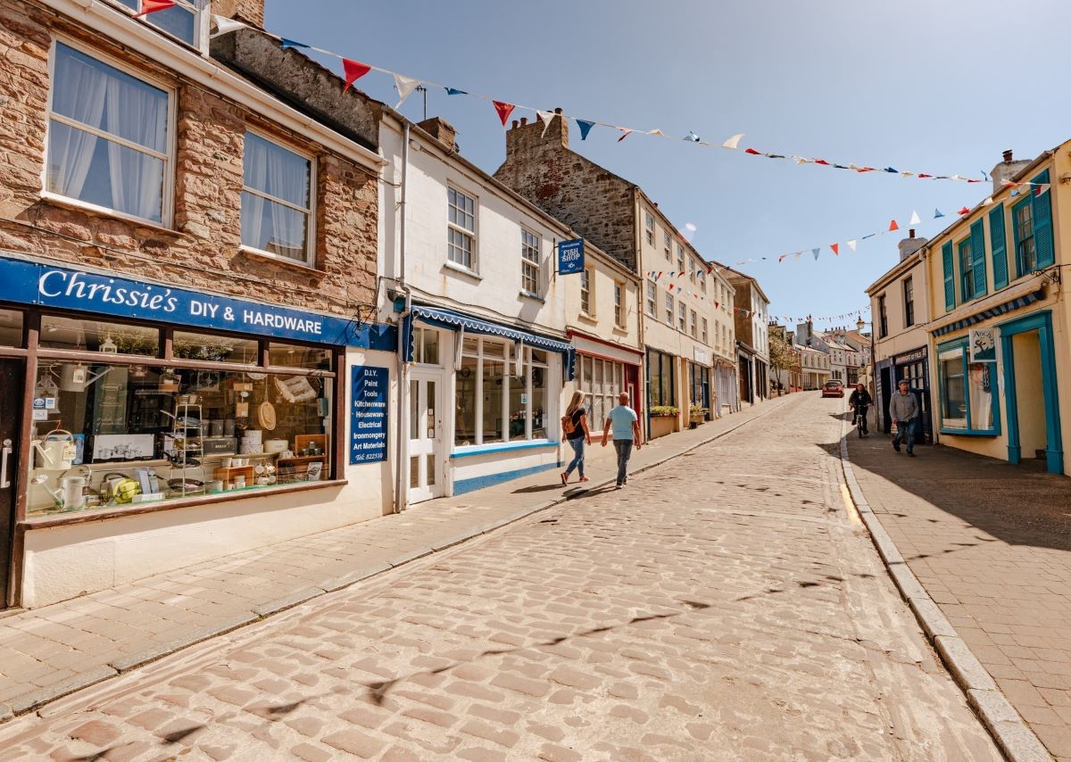 Manche Iles Express > Départ de Carteret