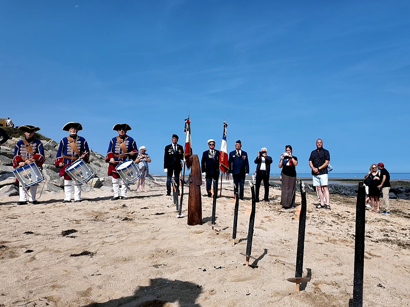 Festival La Semaine Acadienne : Cérémonie en hommage aux soldats acadiens
