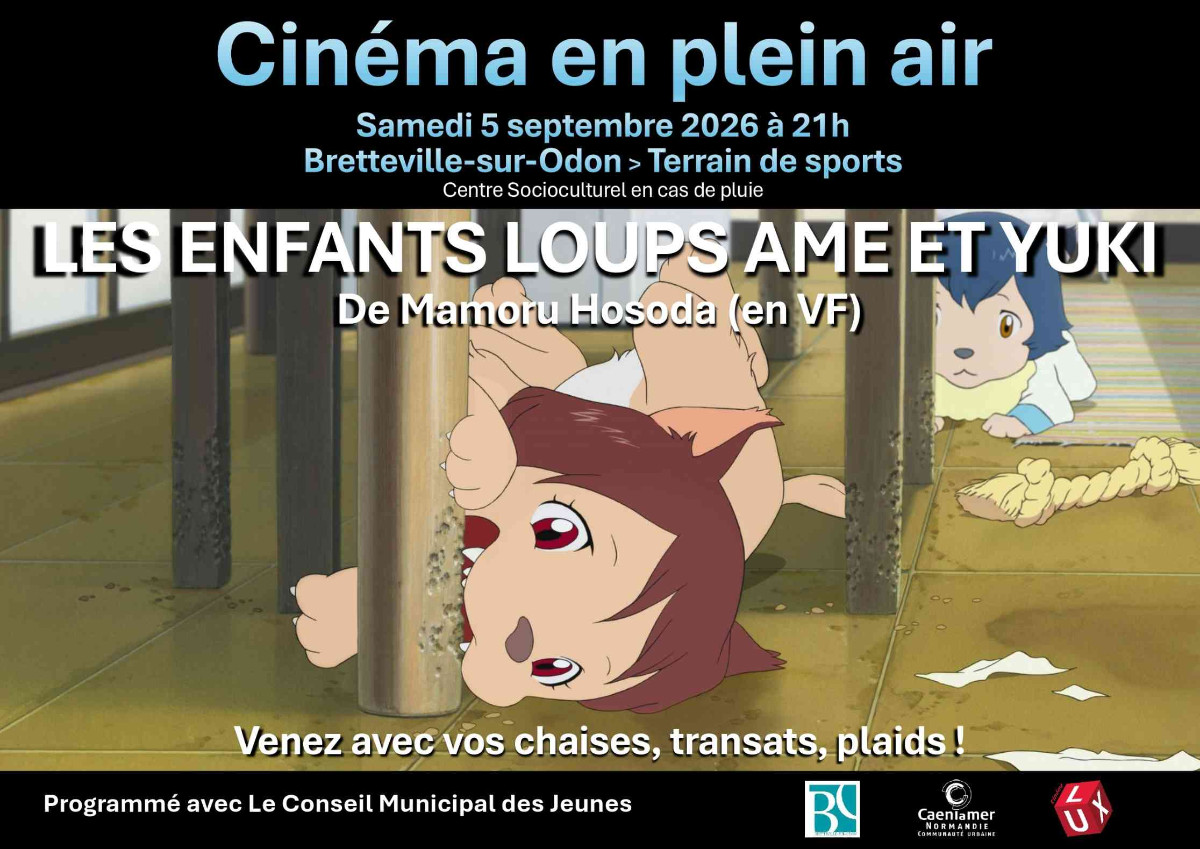 Cinéma en plein air "Les Enfants loups, Ame et Yuki"