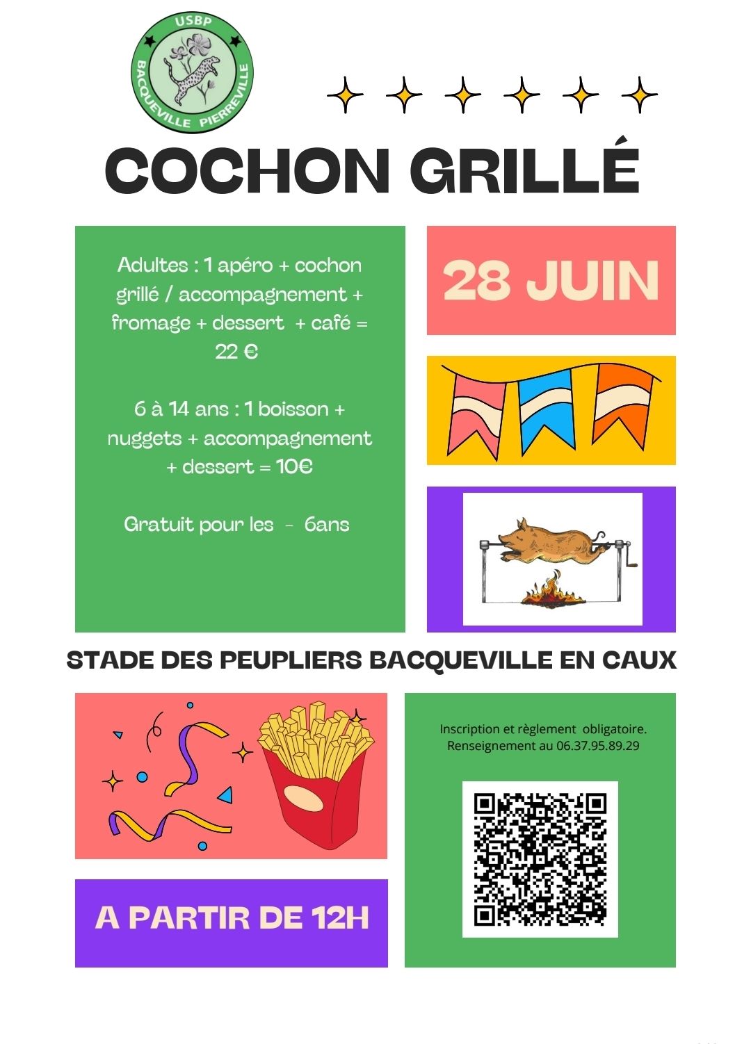 Cochon grillé