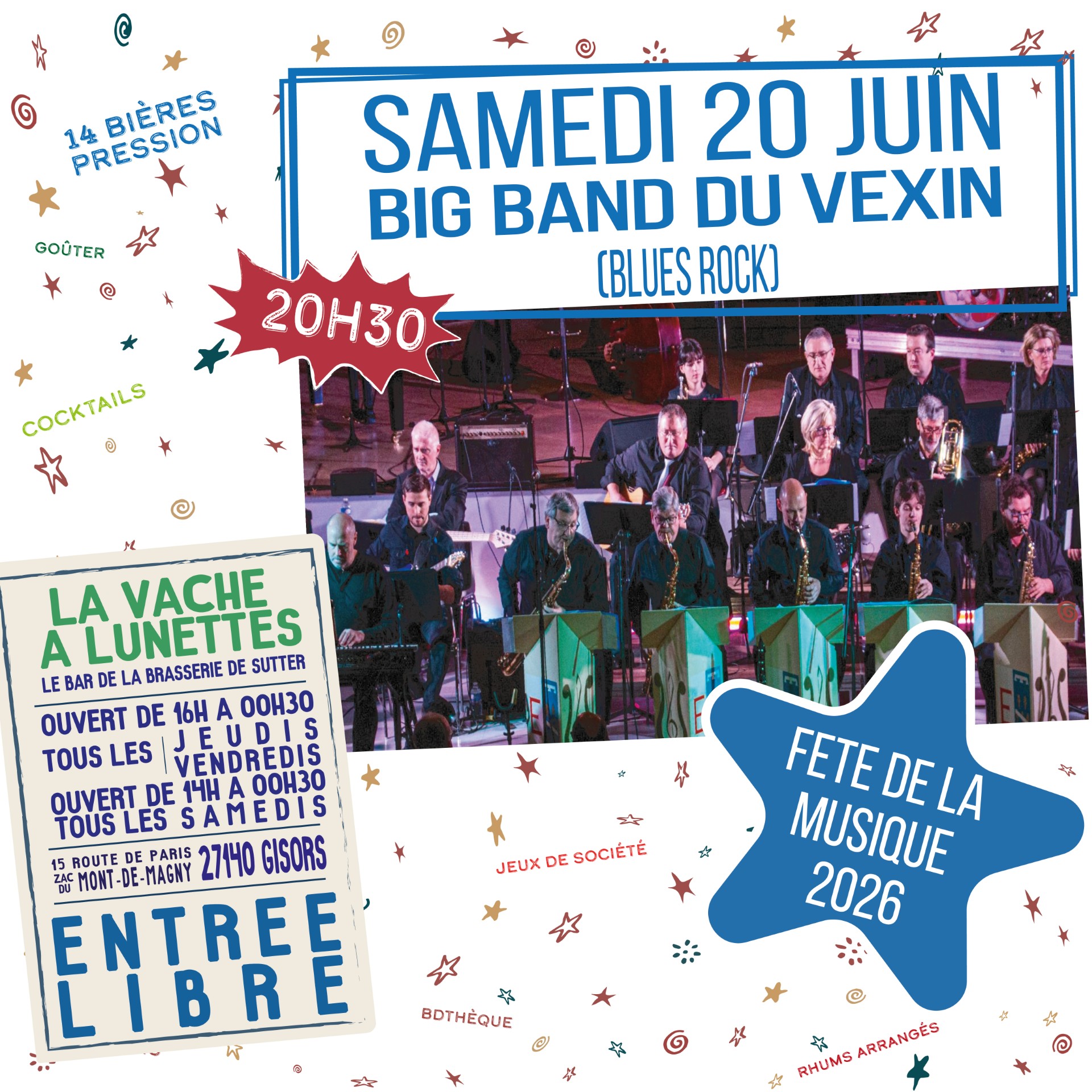 Fête de la Musique - Concert "Big Band du Vexin"
