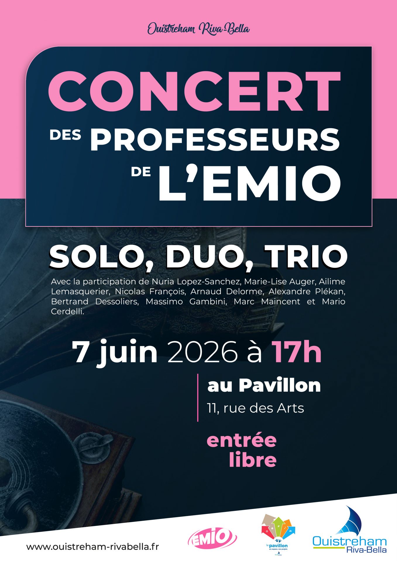 Concert des professeurs de l’EMIO