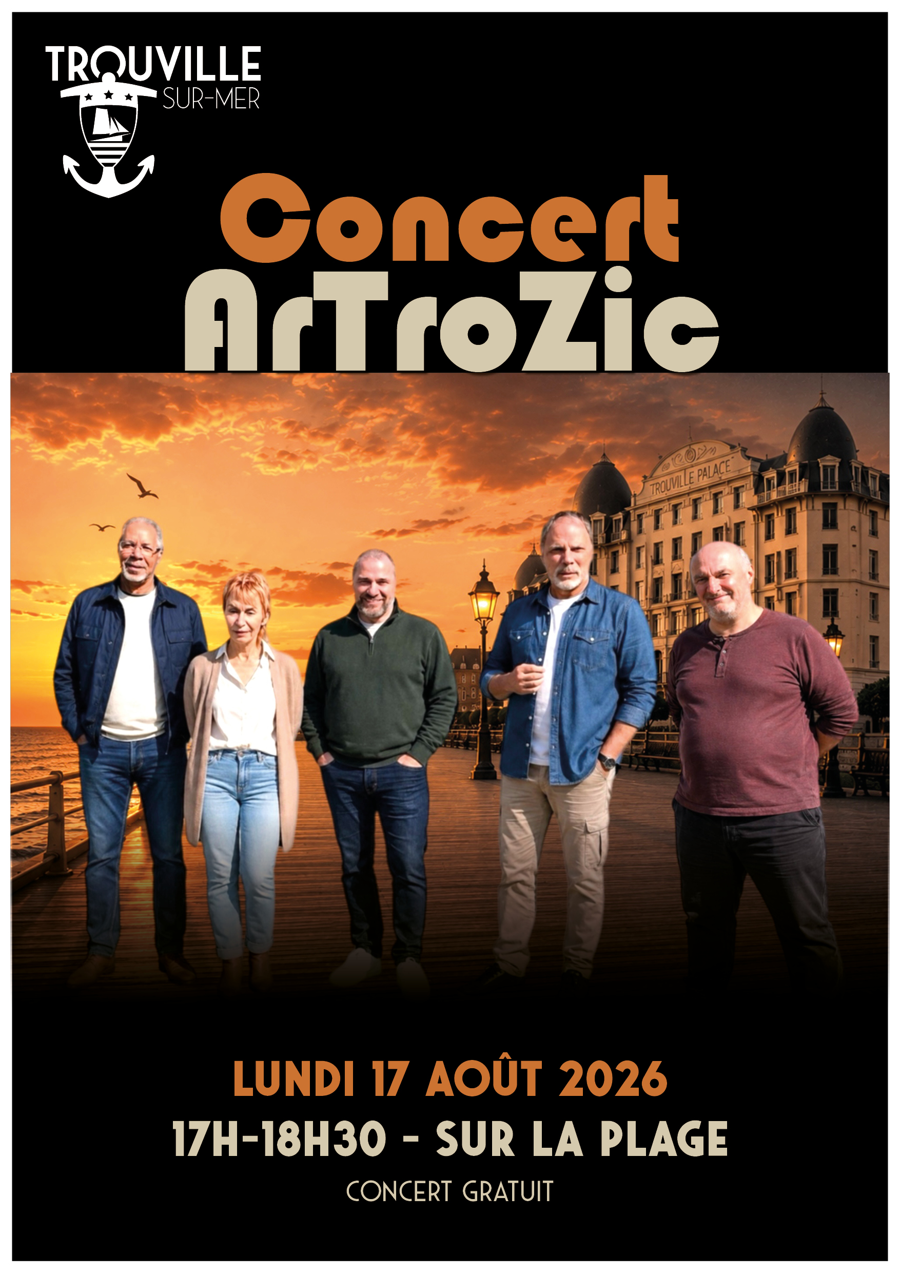 Concert ArTroZic — Sur la plage