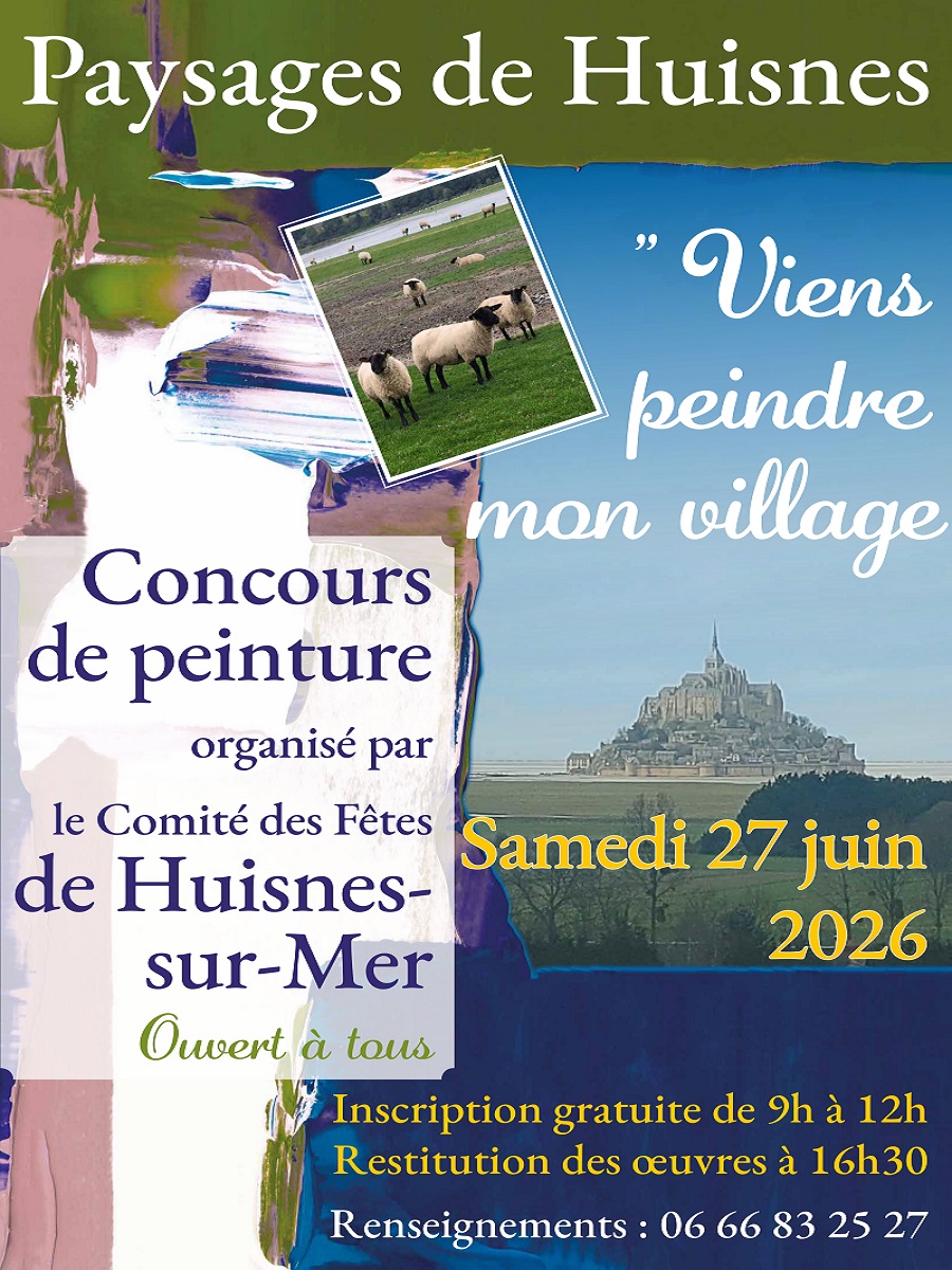 Concours de peintures "paysages de huisnes"