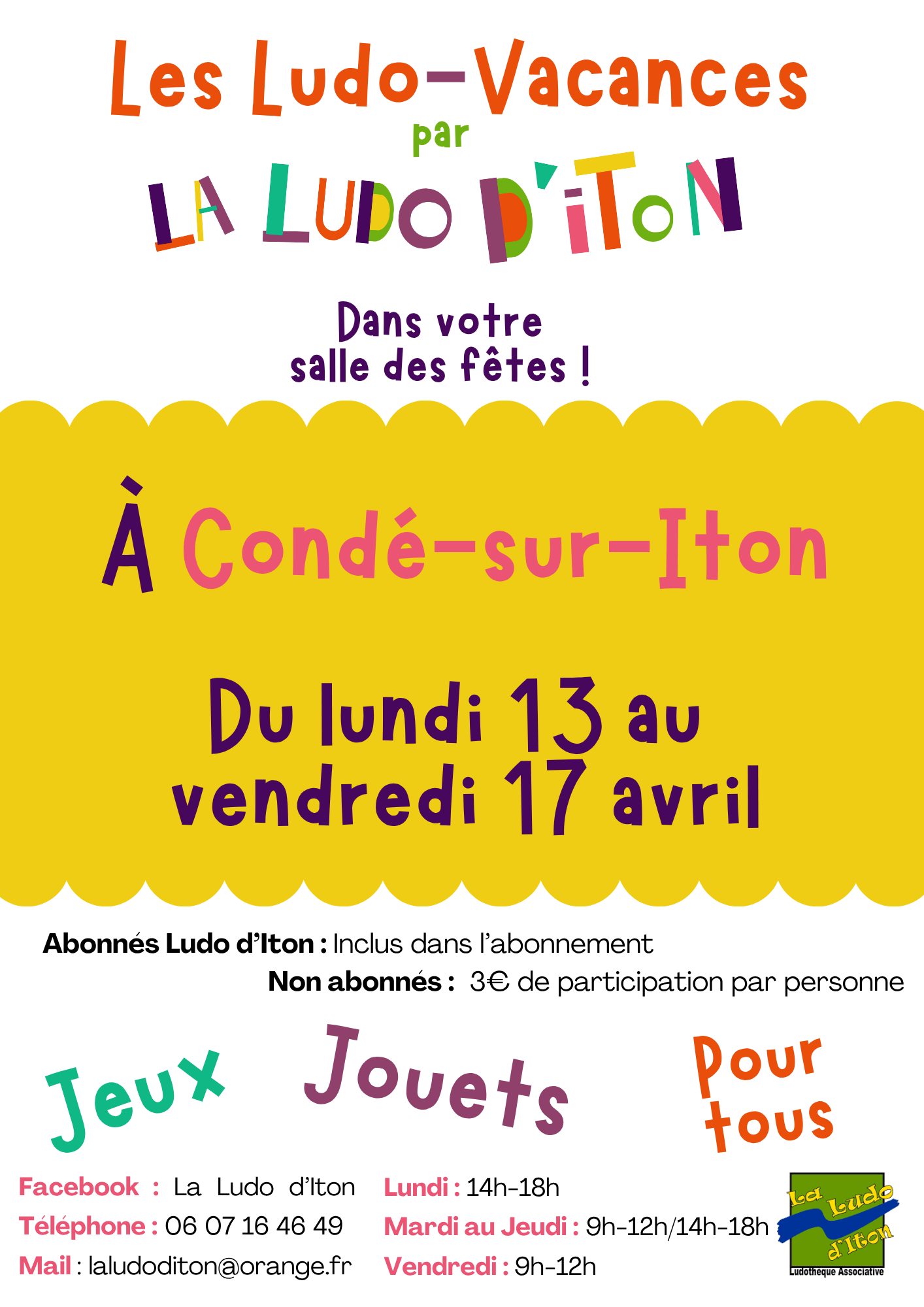 Ludo vacances à Condé-sur-Iton