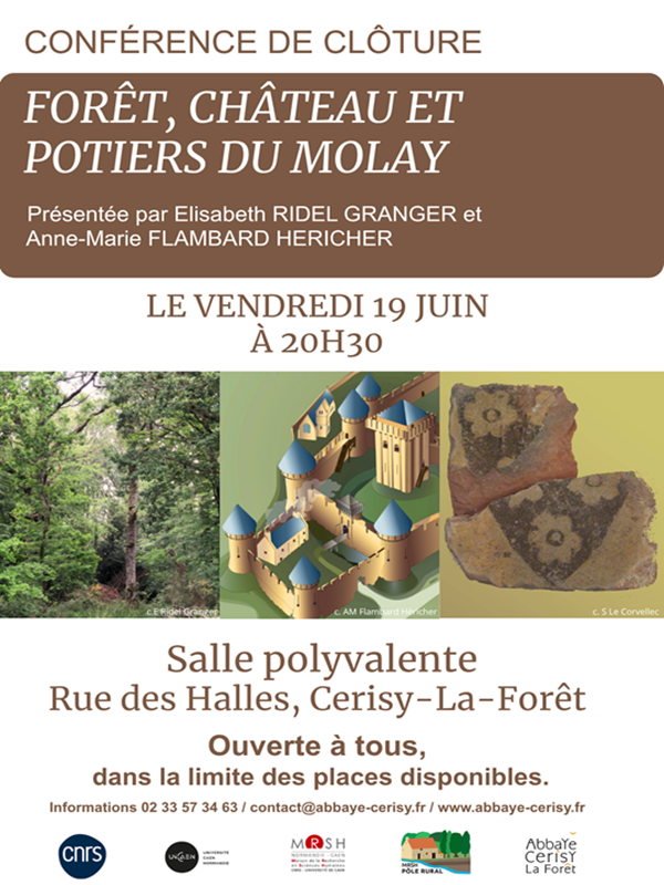 Conférence "Forêt, château et potiers du Molay" — visuel événement