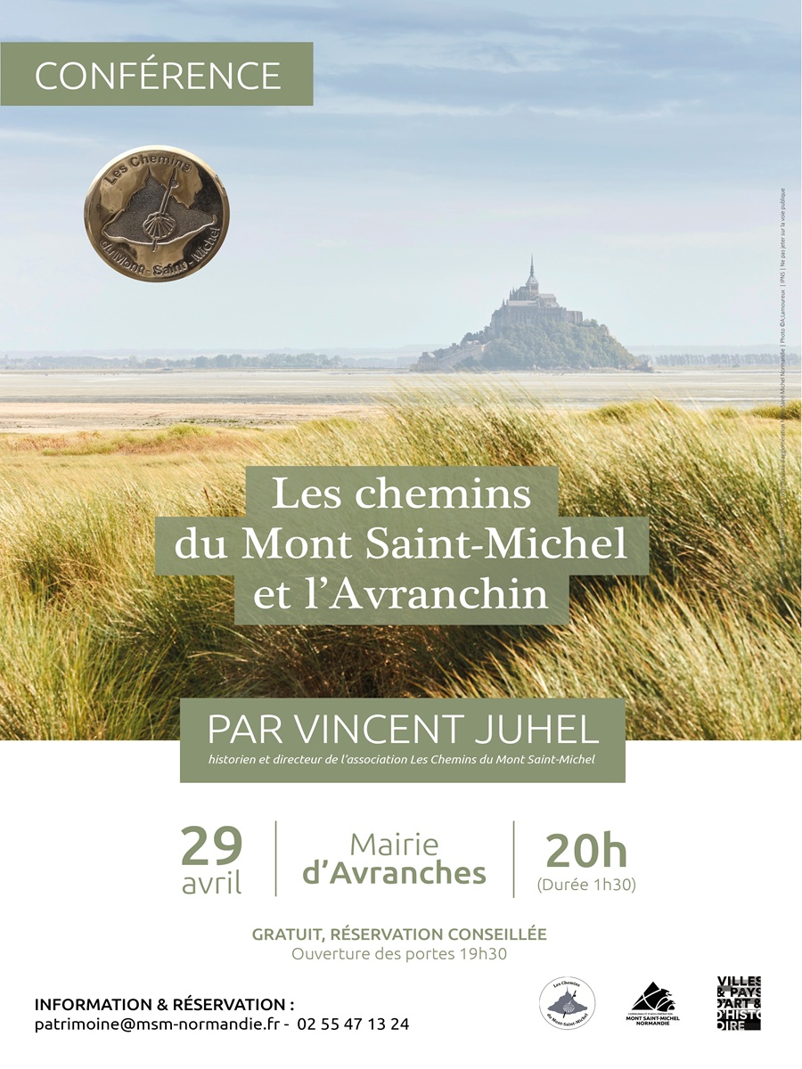 Conférence "Les Chemins du Mont-Saint-Michel et l'Avranchin" — visuel événement