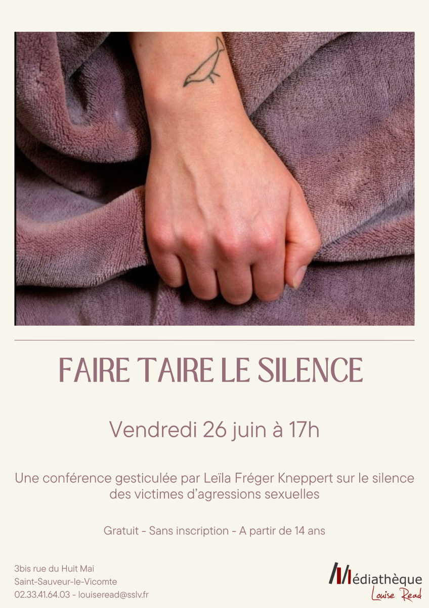 Conférence gesticulée - Faire taire le silence