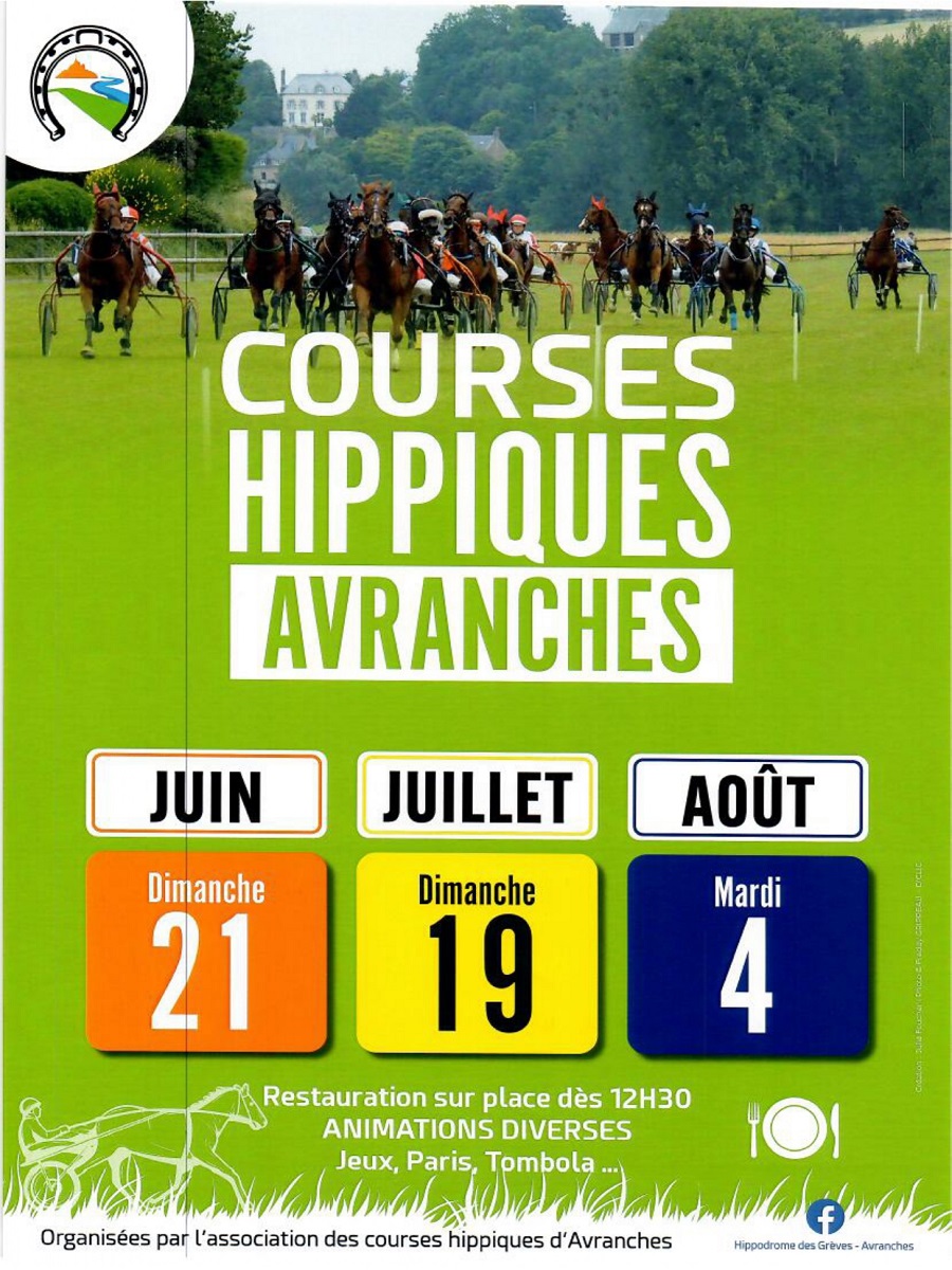Courses hippiques au trot attelé et monté — visuel événement