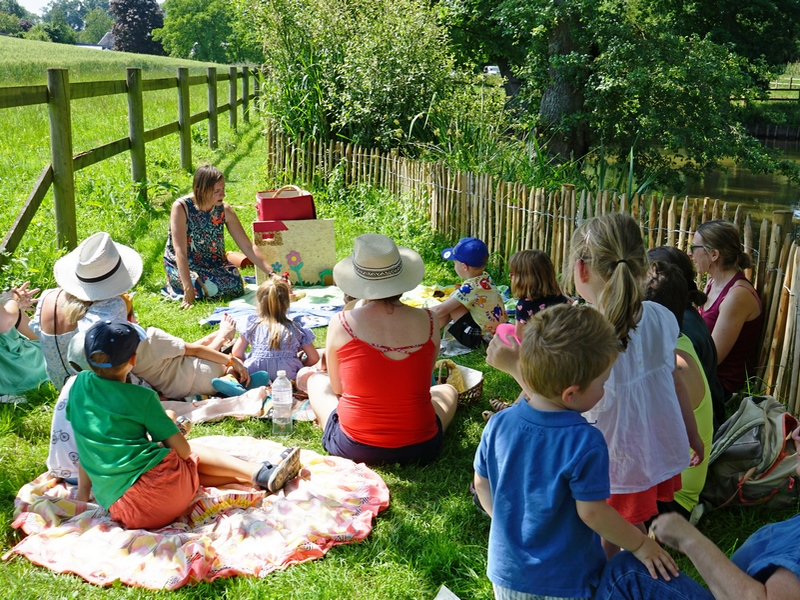 Contes pour les tout-petits autour de la mare
